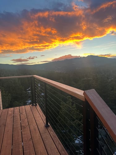 Customer photo review of Cable Railing Post