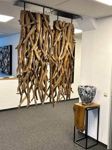 Customer photo review of Teak Holz Raumteiler RANTING 60 x 180 cm