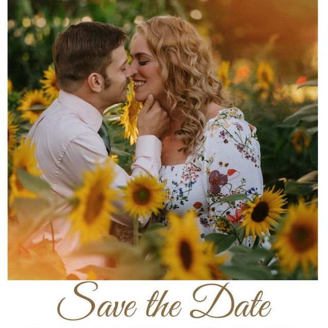 Customer photo review of Save The Date Magnets