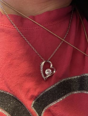 Customer photo review of Aan Mijn Dochter - Luxe Cadeau - Hart Ketting