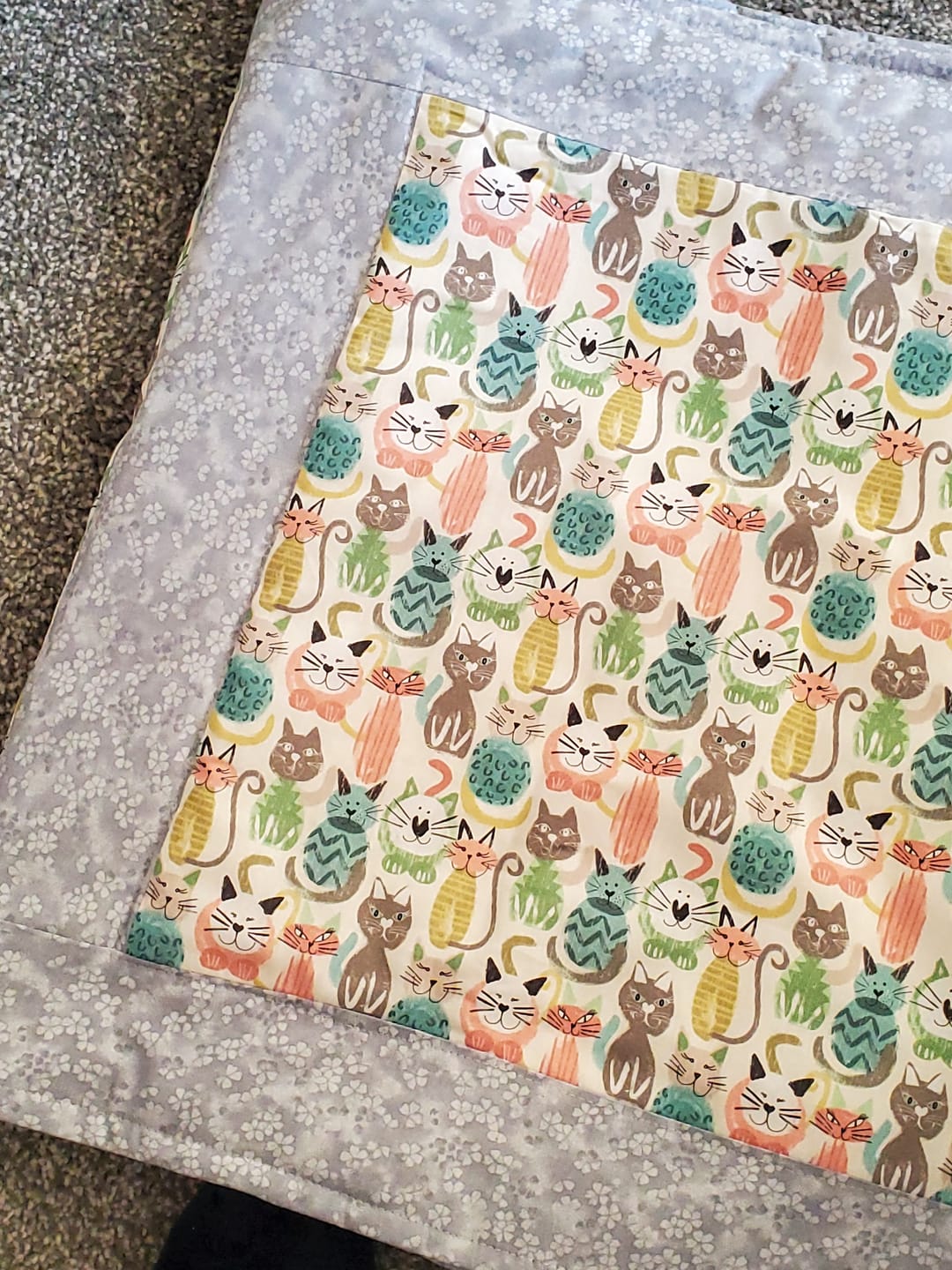 Customer photo review of Mini Oriental Flowers Craft Cotton Blender Fabric - John Louden