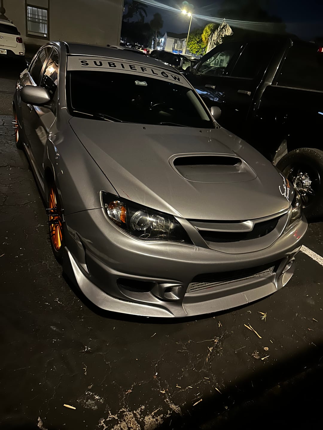 Customer photo review of Reverse Cut Windshield Banners