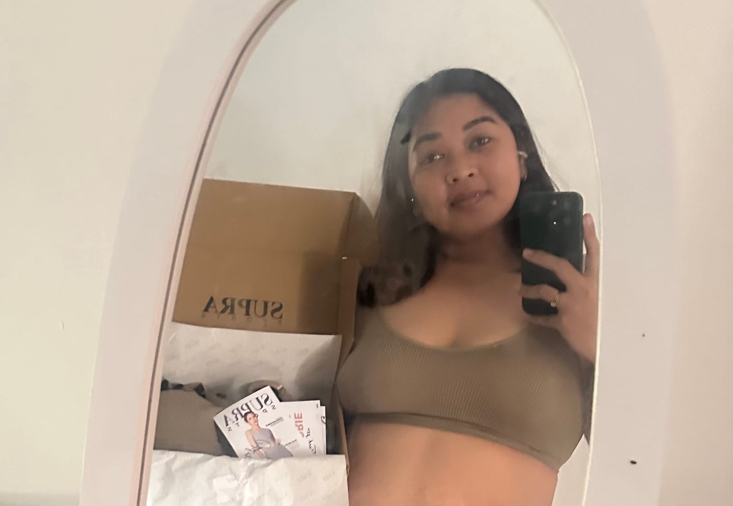 Customer photo review of FETTLE bra - seamless sports bra