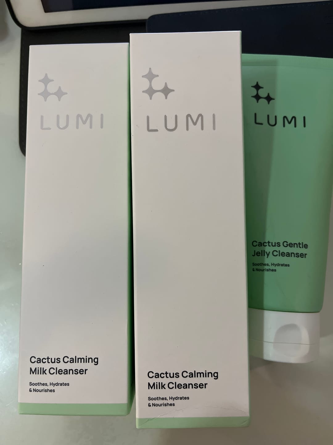Customer photo review of Cactus Calming Milk Cleanser