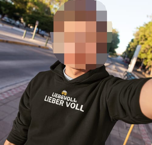 Customer photo review of LIEBERVOLL - Premium Hoodie Unisex