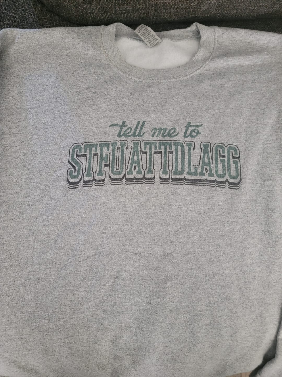 Customer photo review of STFUATTDLAGG sweatshirt