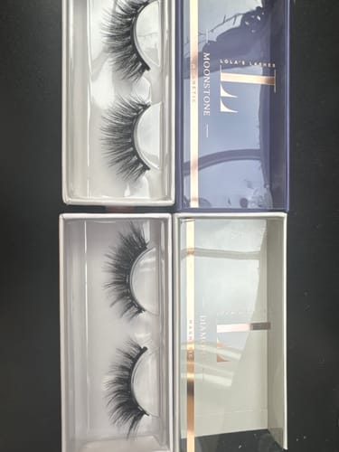 Customer photo review of Diamond Magnetic Lashes