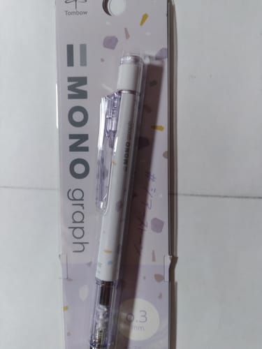 Customer photo review of Tombow Mono Graph Shaker Mechanical Pencil - Muted Pastel - Limited Edition