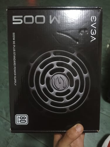 Customer photo review of Fuente de Poder EVGA 500 W1, 80+ WHITE 500W Power Supply