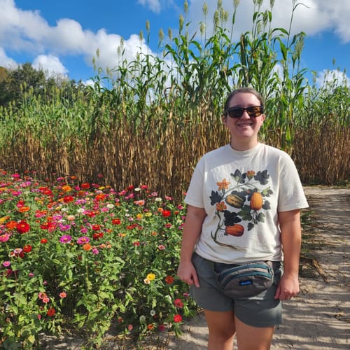 Customer photo review of Pumpkin Vintage Chart Shirt