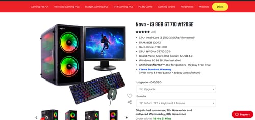 Customer photo review of Nova - i3 8GB GT 710 #120SE