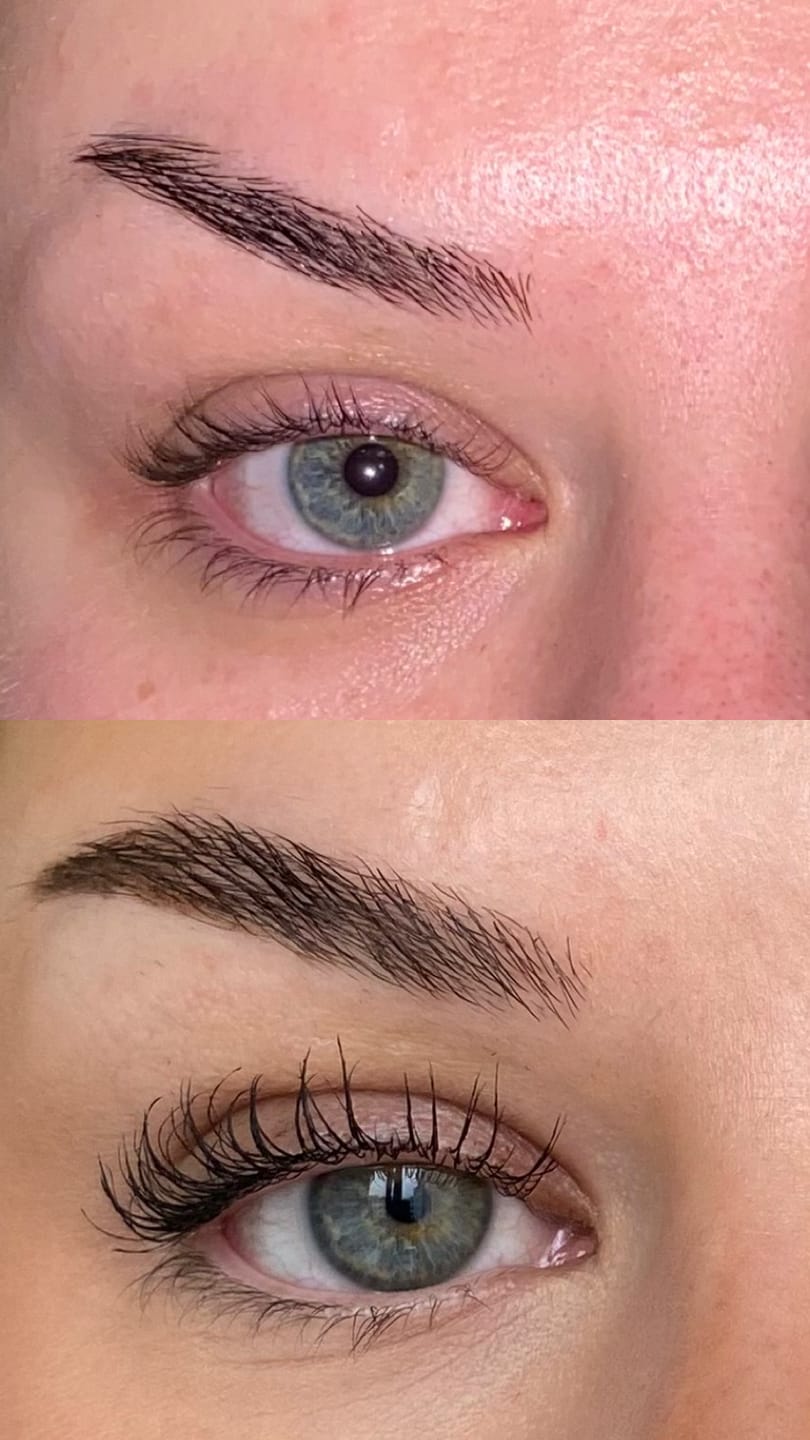 Customer photo review of LASH GROWTH SERUM