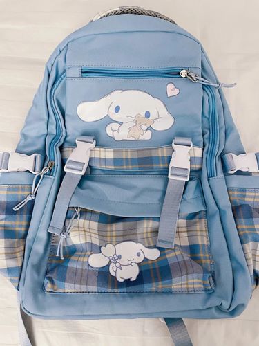 Customer photo review of Sanrio Cinnamoroll Backpack Kawaii Bundle
