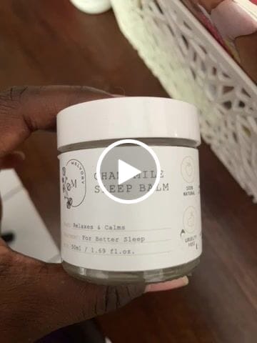Customer video review of Chamomile Sleep Balm