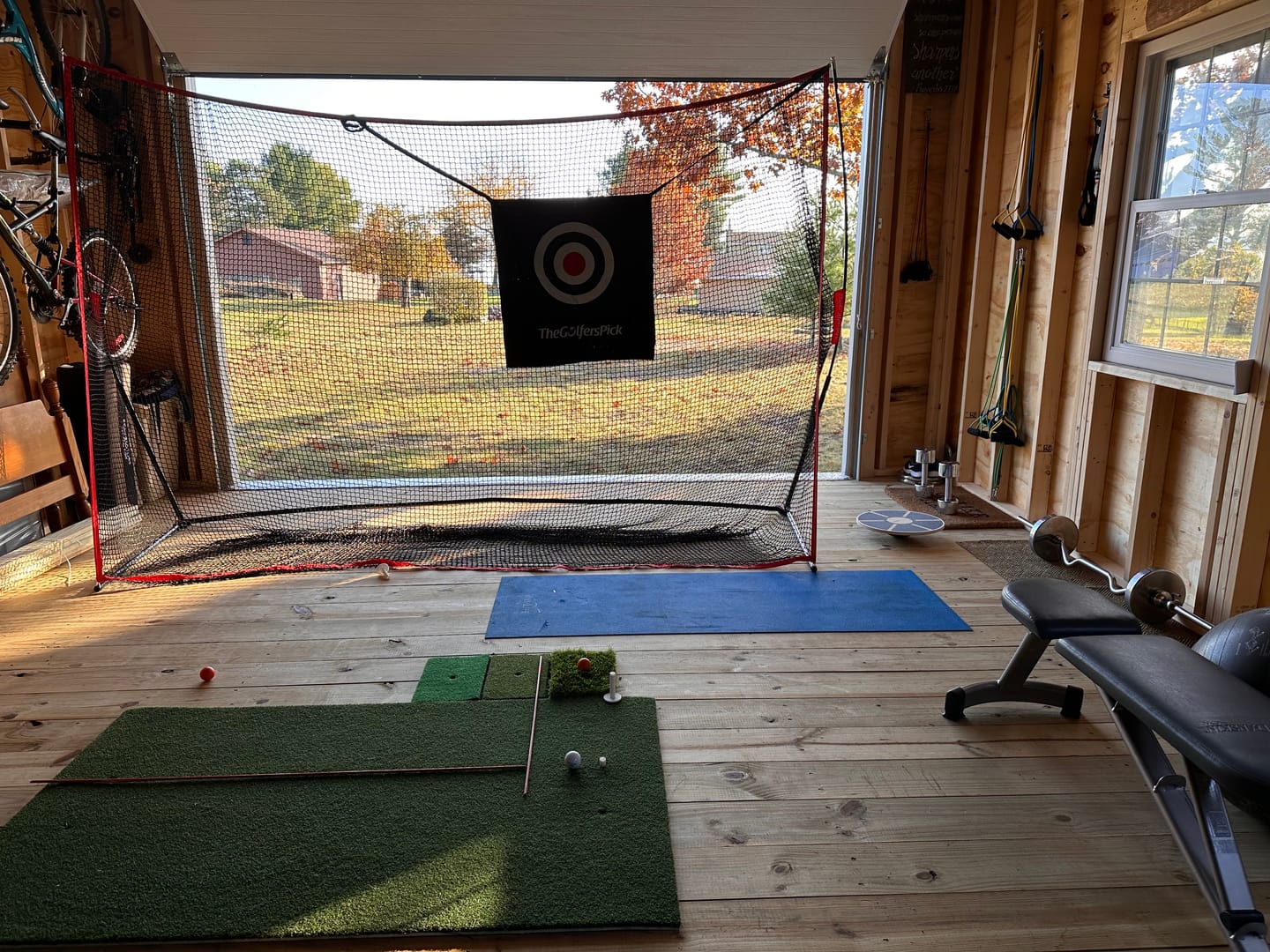 Customer photo review of Golf Net Pro 10x7 ft | Golf Hitting Net