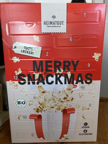 Kundenbewertung mit Foto zu Snack-Adventskalender 2023