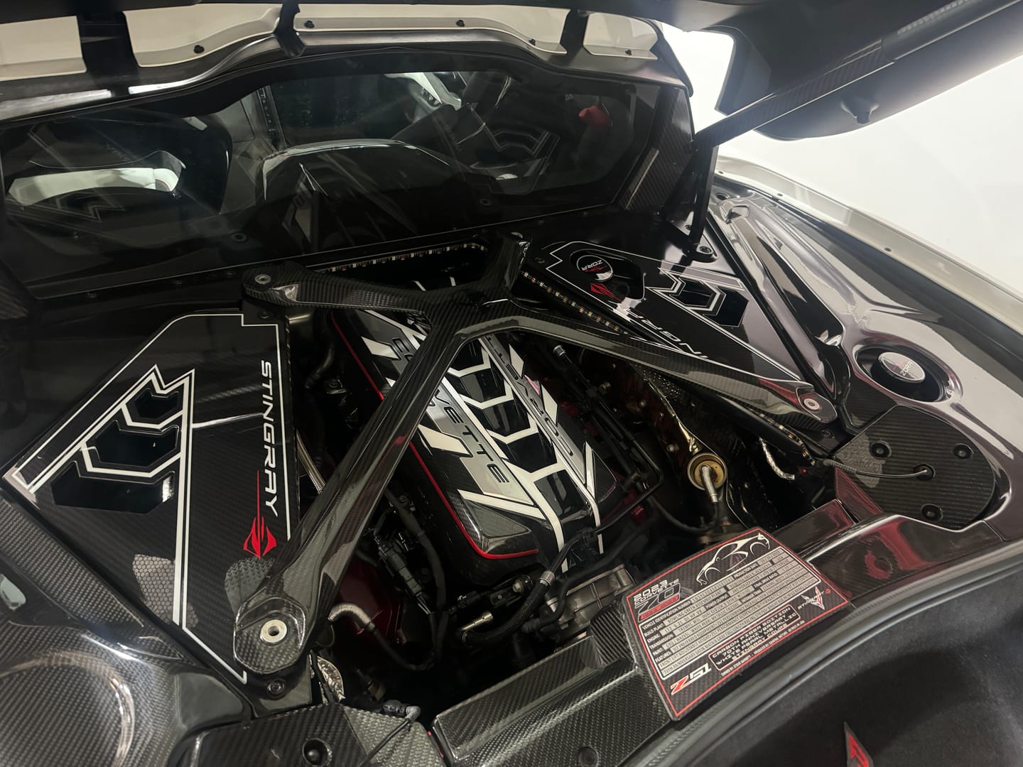 Customer photo review of Chevrolet Corvette C8 Carbon Fiber X-Brace