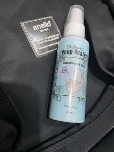 Customer photo review of Mi Amore POOP BUSTER! Toilet Spray, Odor Eliminator, POOP spray before yo go!