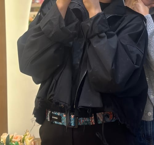 Customer photo review of Cashew Flower Cloth Belt