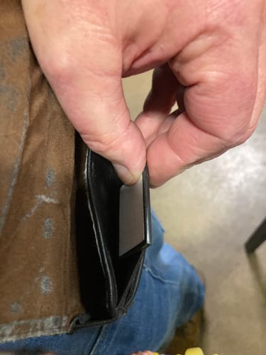 Customer photo review of Free Shungite Stickers for EMF Protection & Healing