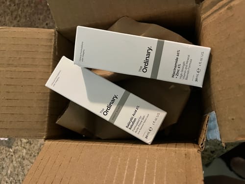 Customer photo review of Niacinamide 10% + Zinc 1% Oil Control Serum