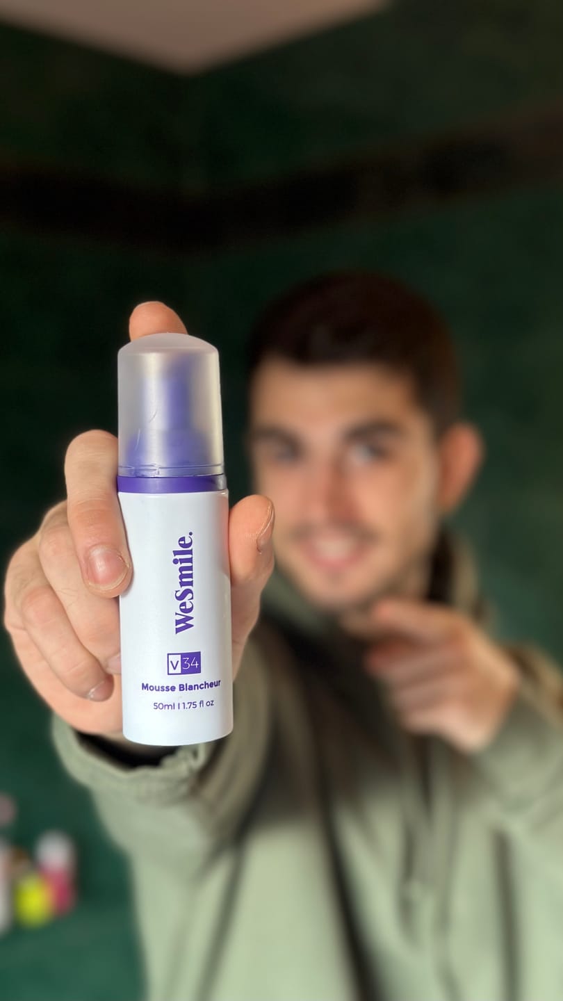 Customer photo review of Mousse Blancheur V34