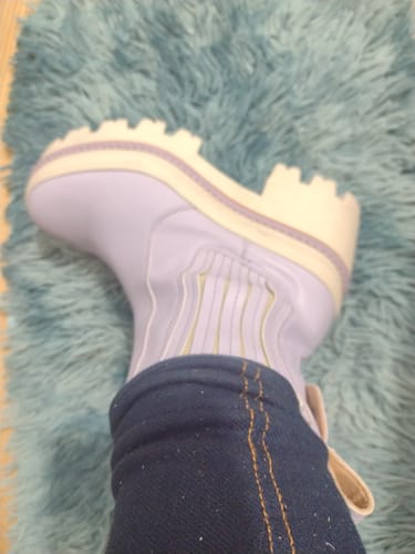 Customer photo review of BOTINES TRACK CHELSEA LILA