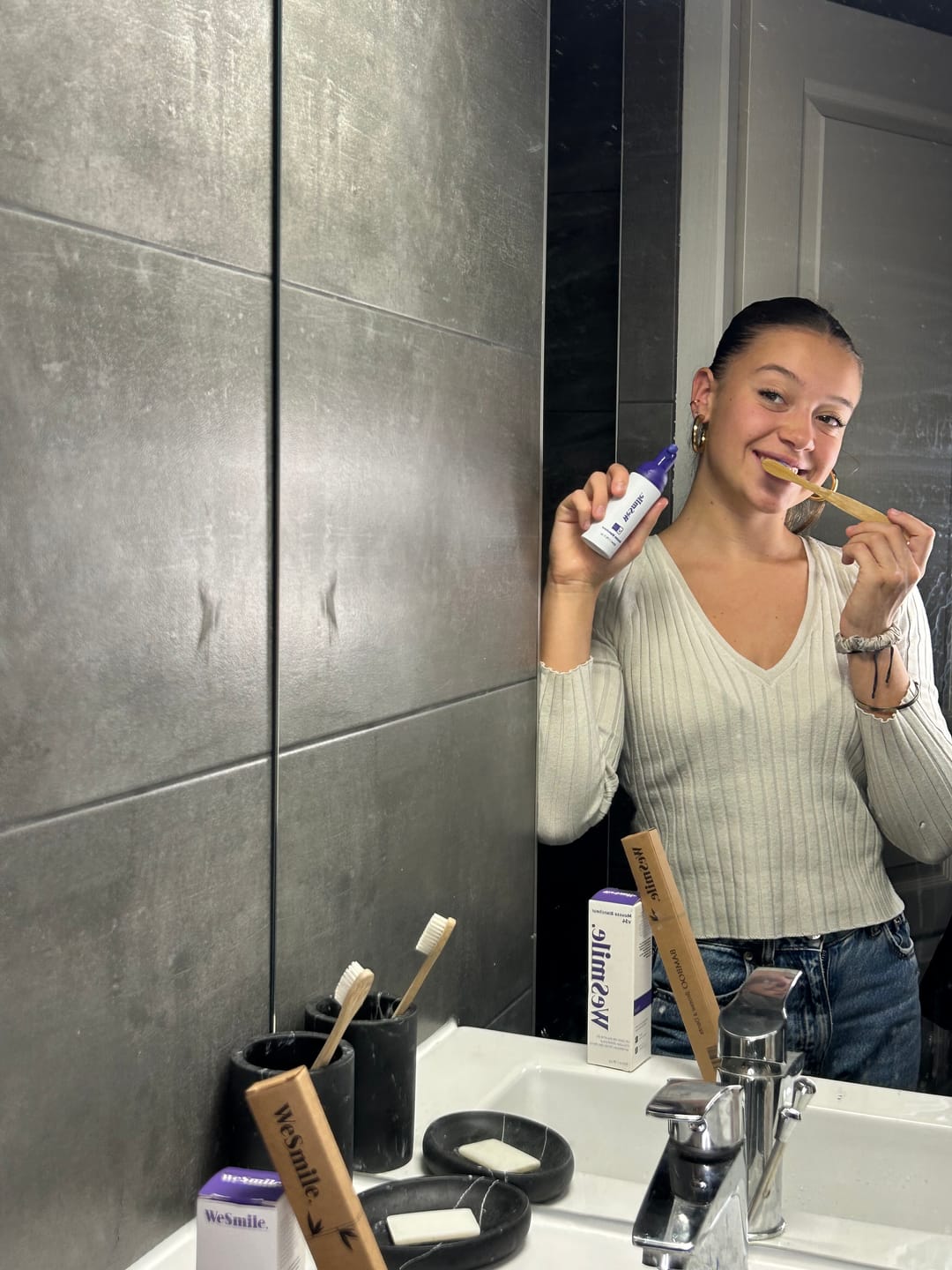 Customer photo review of Mousse Blancheur V34