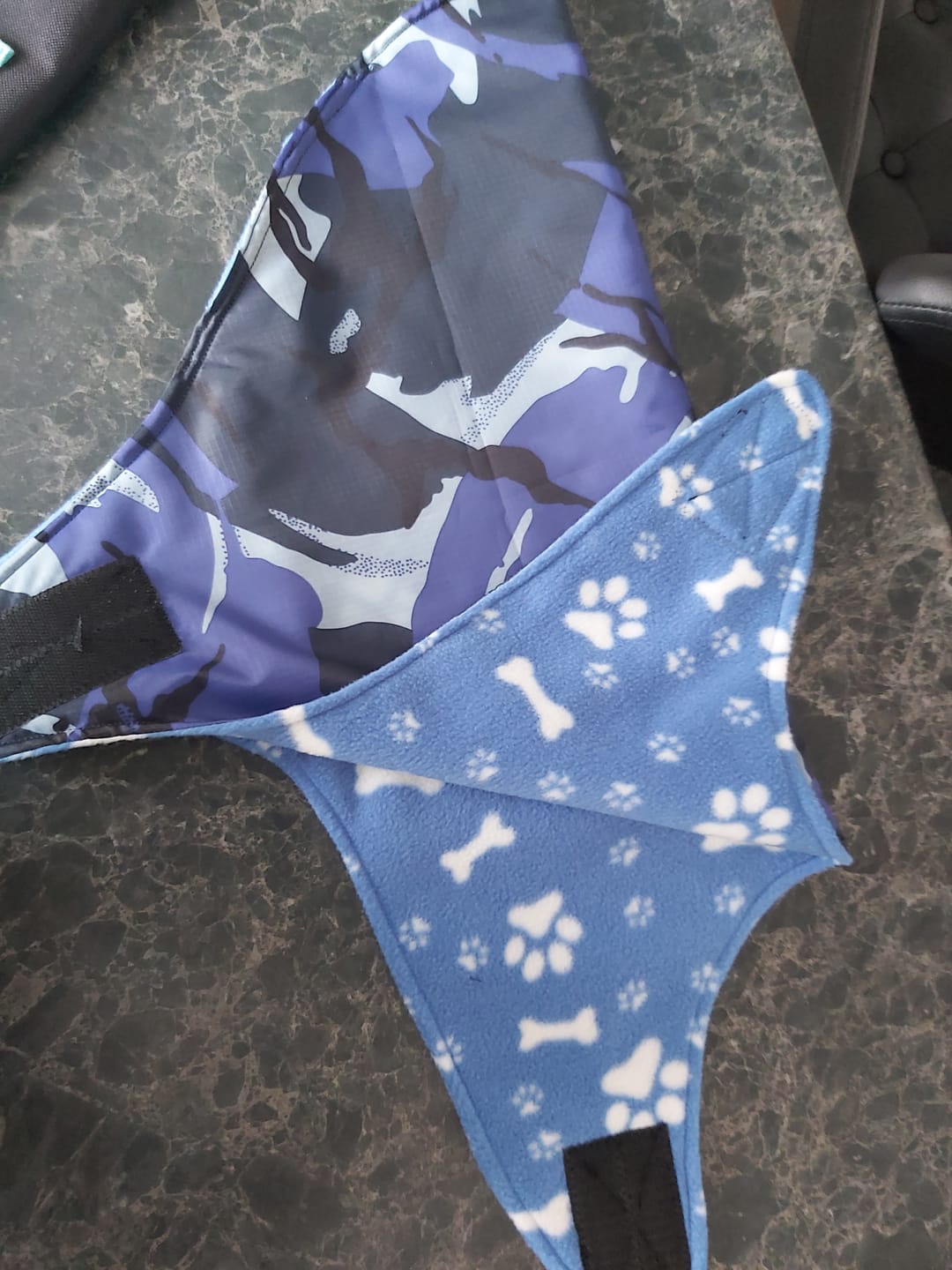 Customer photo review of Water Resistant Camouflage Ripstop Fabric