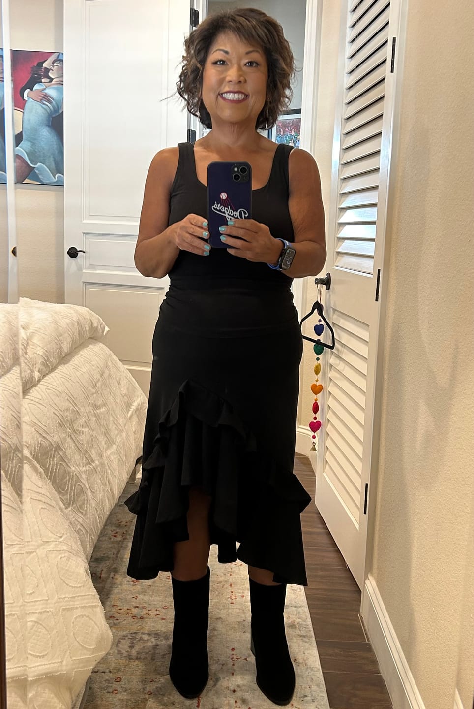 Customer photo review of Brigitte Brianna Frill Skirt *Final Sale*