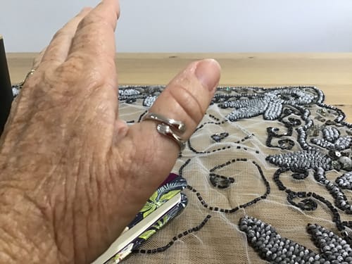 Customer photo review of The Hug From Heaven Ring