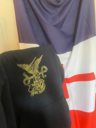 Customer photo review of Sweat à capuche - Archange Saint-Michel