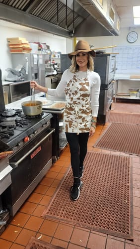 Customer photo review of Farmhouse Apron