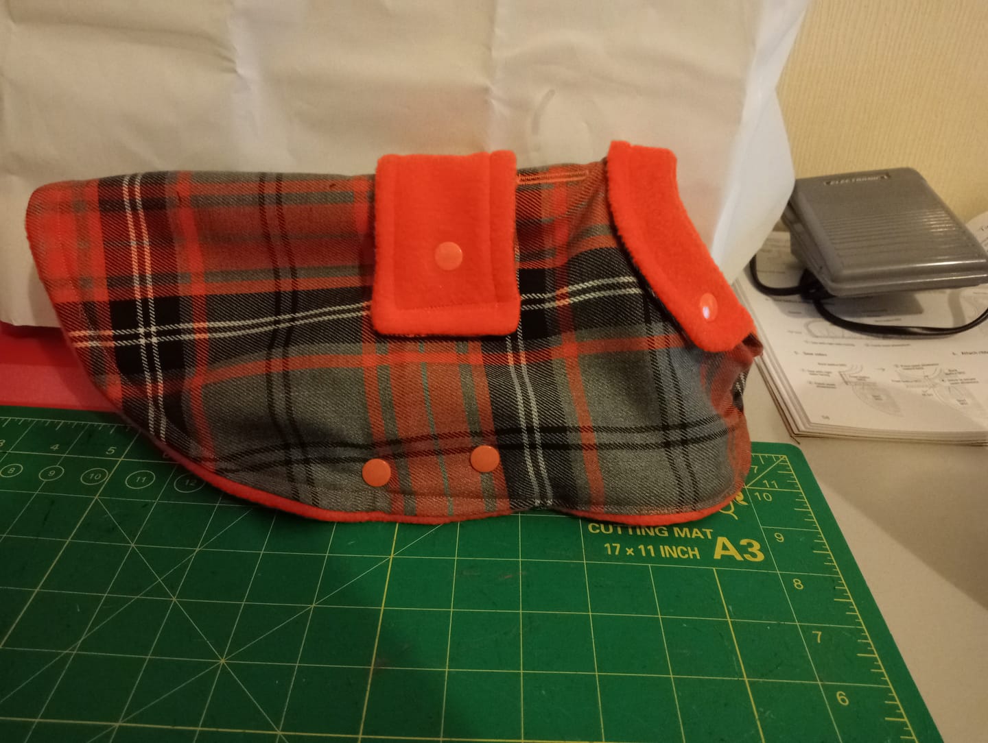 Customer photo review of PolyViscose Tartan Fabric