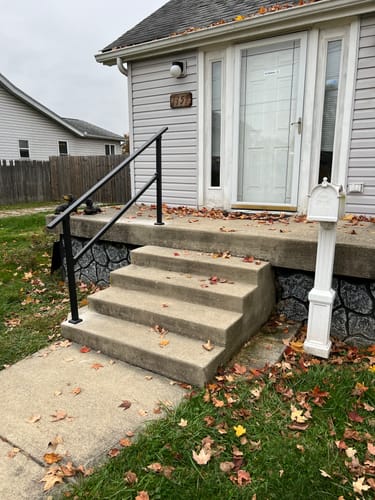 Customer photo review of Parts- Replacement Stairs Post (Upper or Lower)