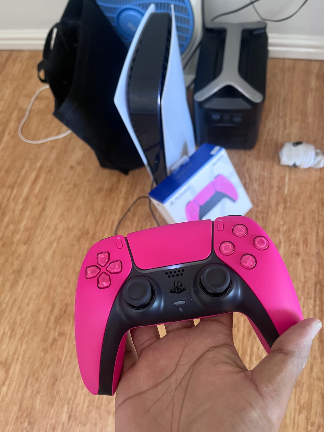 Customer photo review of PlayStation 5 (PS5) DualSense Wireless Controller - Nova Pink