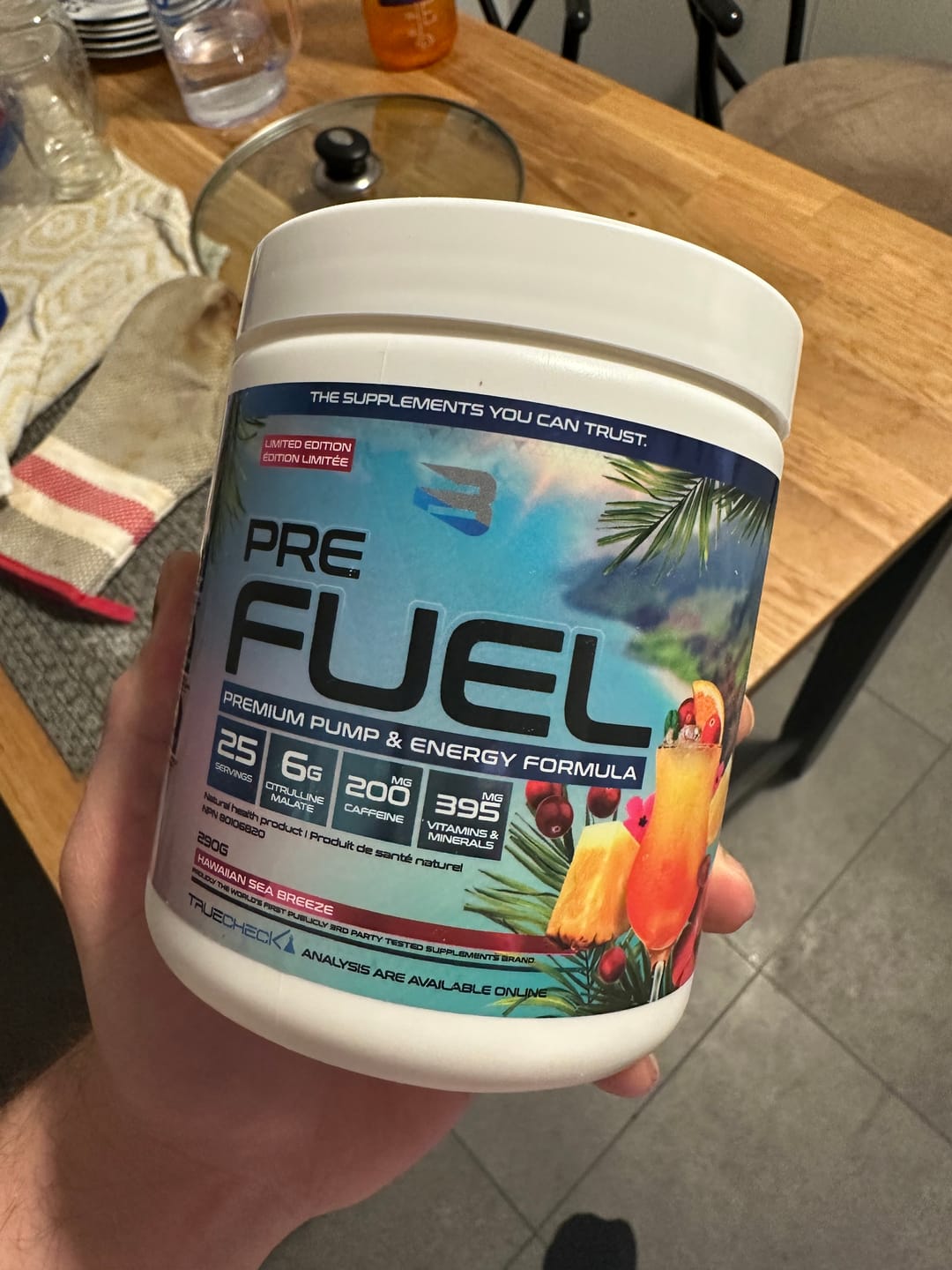 Customer photo review of Believe - Pre Fuel 290g