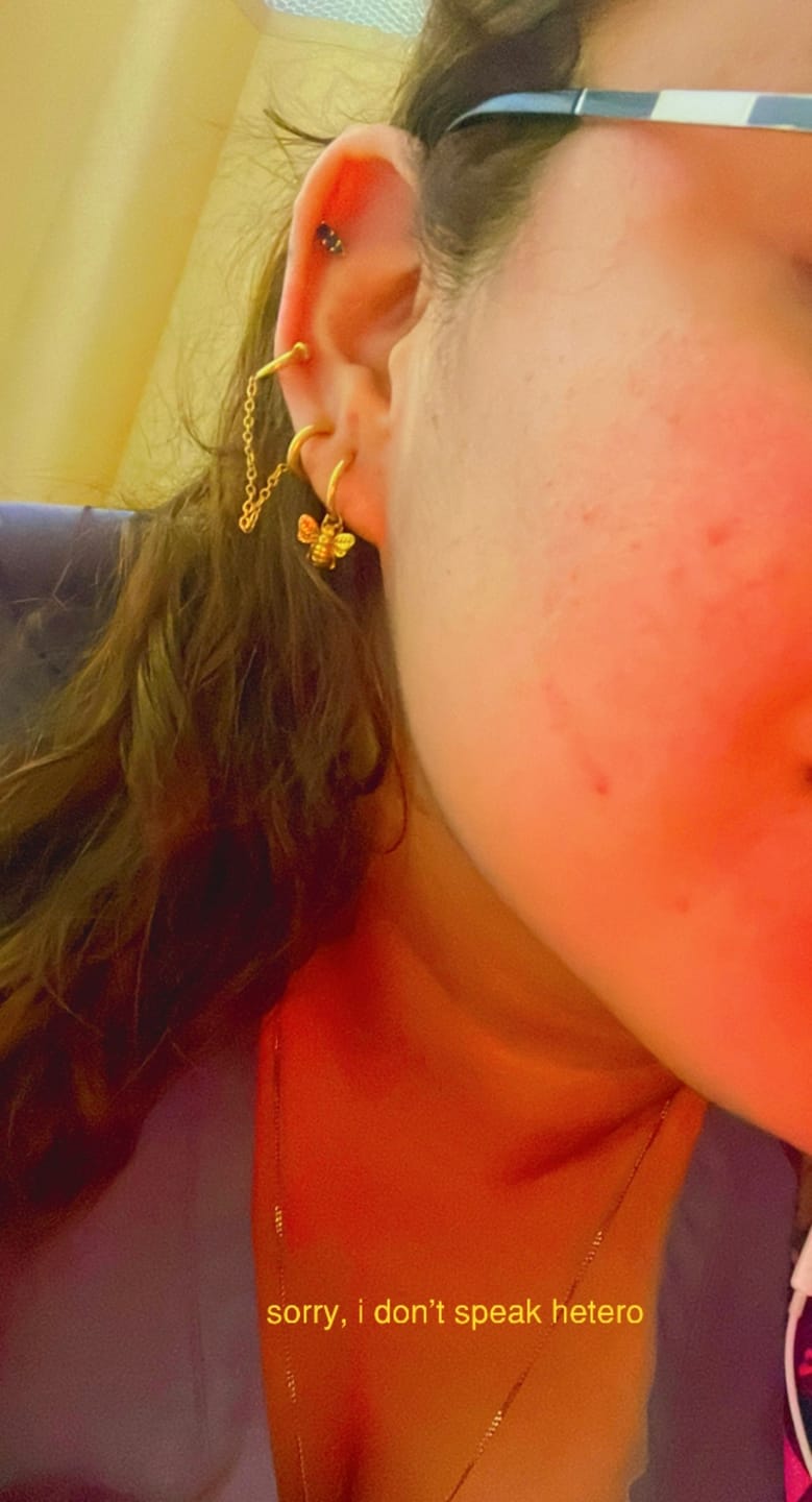 Customer photo review of Ear cuff con extensión