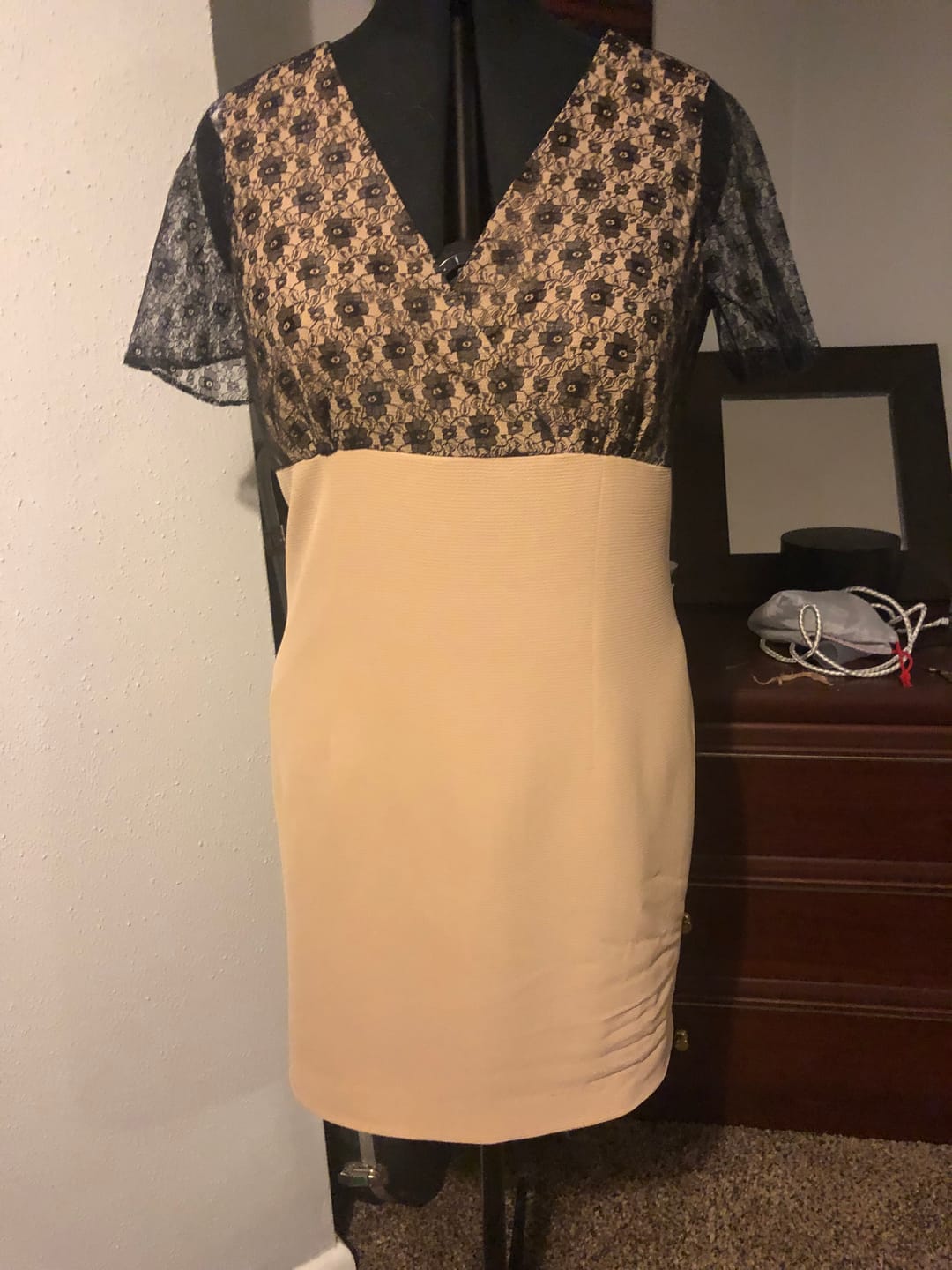 Customer photo review of Plain Bubble Crepe Fabric