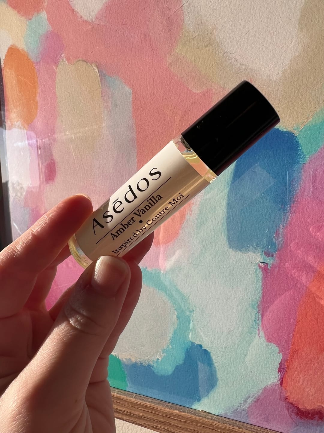 Customer photo review of AMBER VANILLA PERFUME OIL