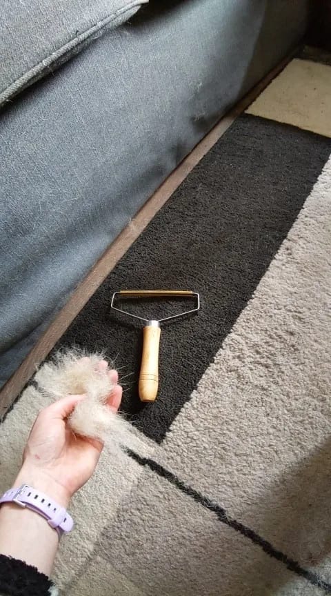 Customer photo review of Magic Lint Remover