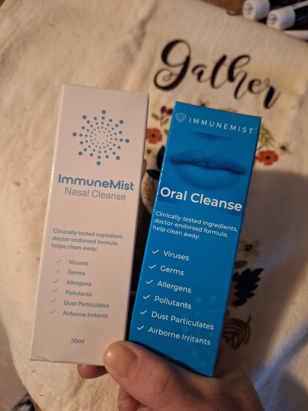 Customer photo review of ImmuneMist™ Kit - Nasal/Oral Cleanse