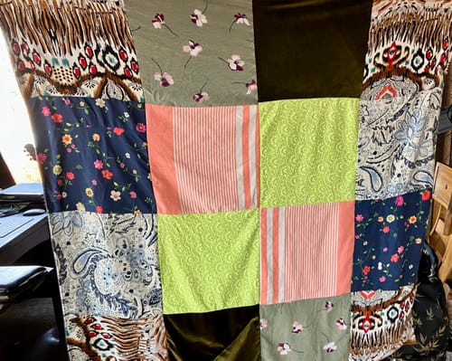 T-shirt quilt with sewing, crafting themes by Barbara from WI