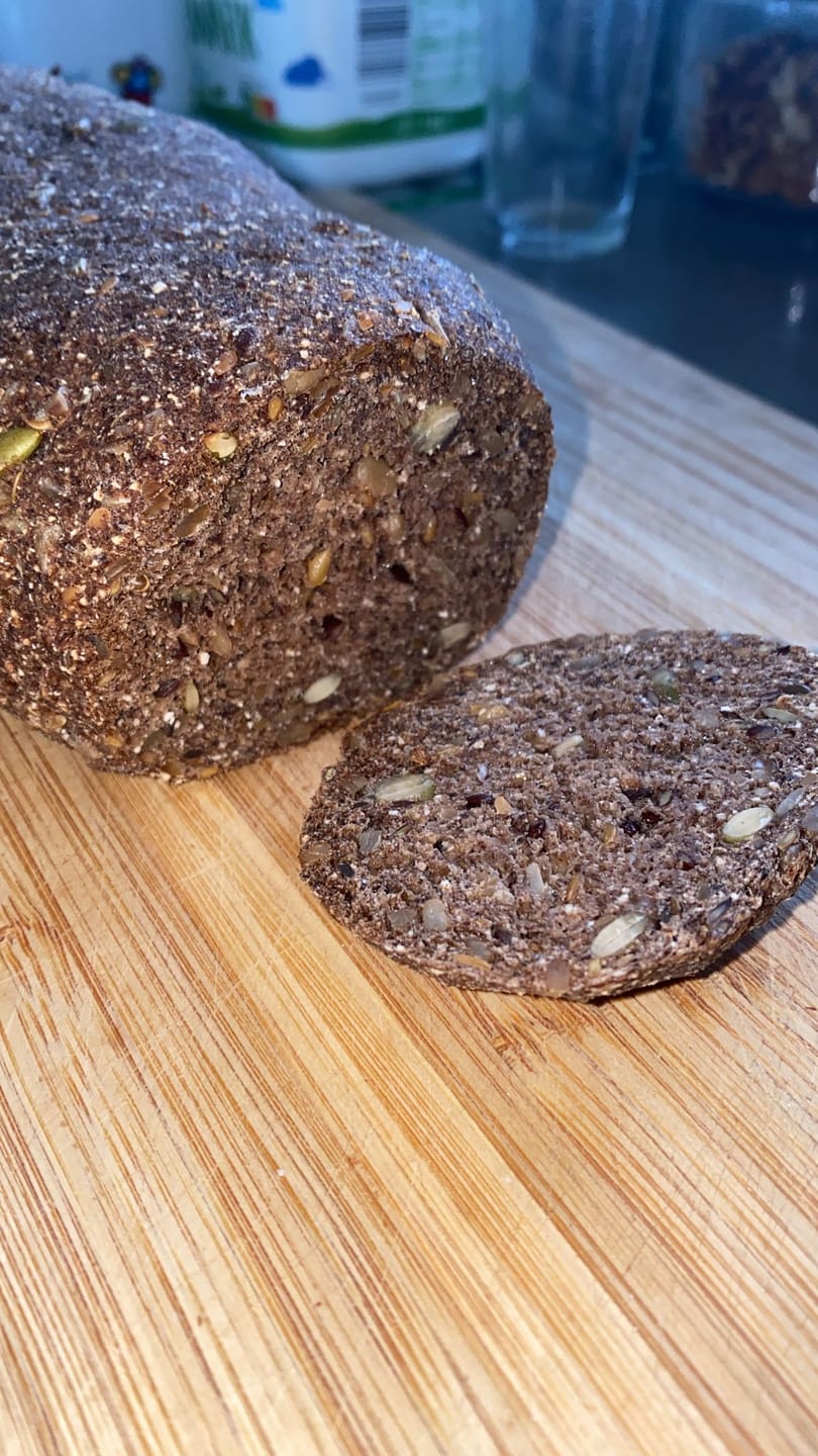 Customer photo review of LOWER-CARB BACKMISCHUNG – für Brötchen, Bagel & Brot-Alternative
