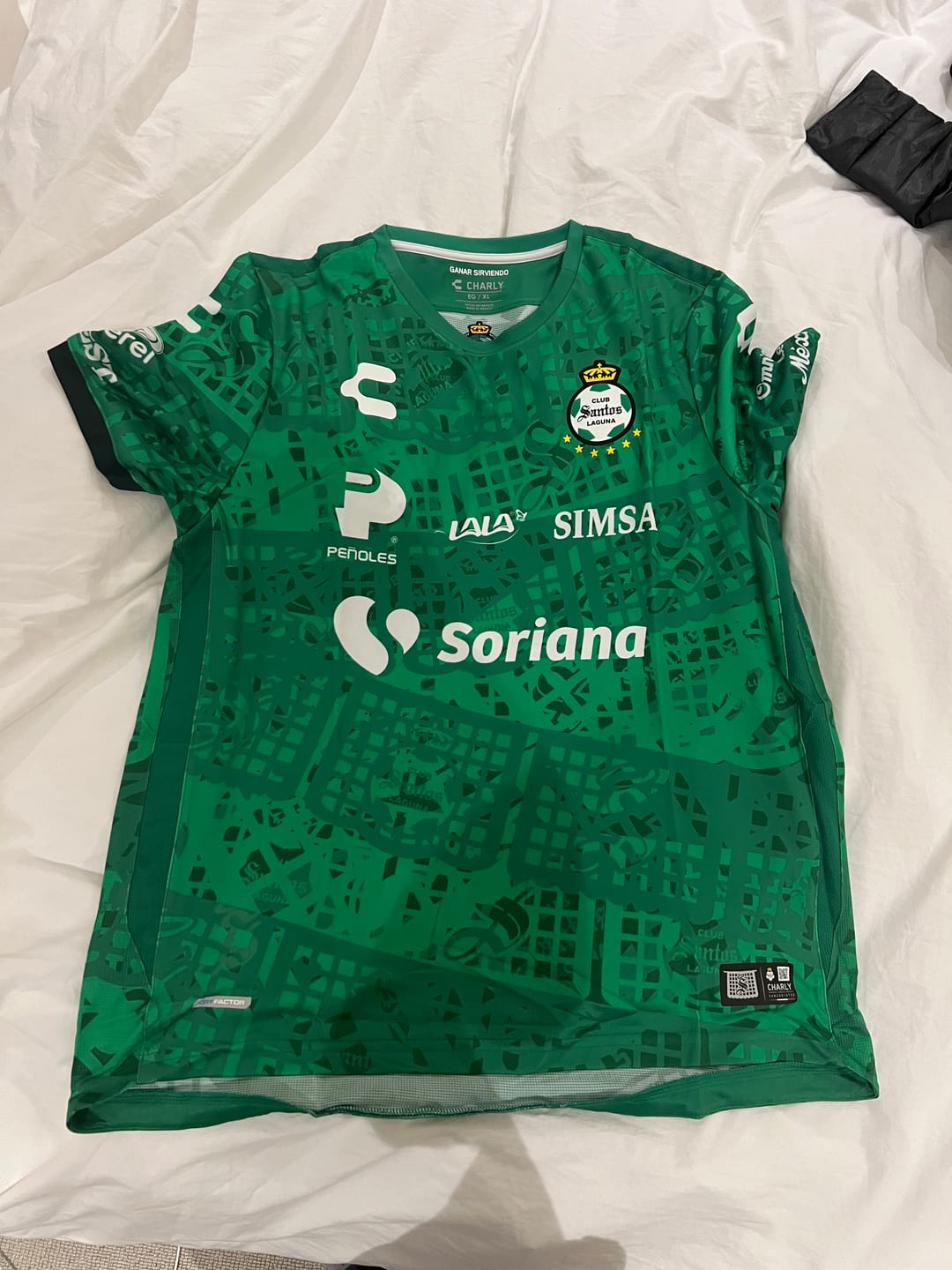 Customer photo review of Mens Secret Football Shirt