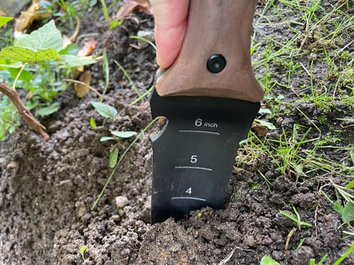 Customer photo review of Hori Hori Garden Knife
