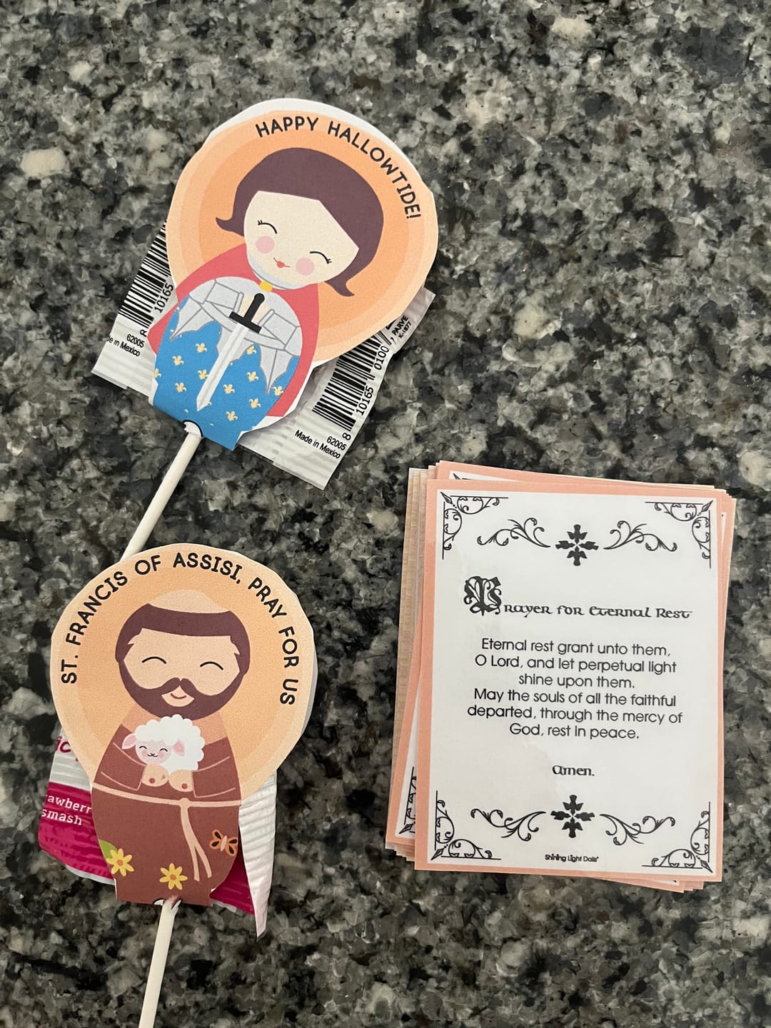 Customer photo review of Hallowtide, Halloween, All Saint's Day and All Souls' Day! Feast Day Kit - Digital Download