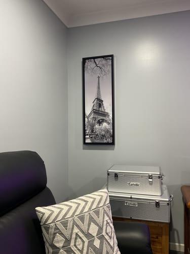 Customer photo review of Old Time Eiffel Tower Black and White (Long)