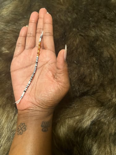 Customer photo review of Muse Tie On Waist Beads