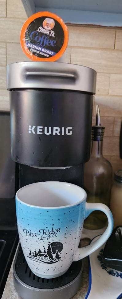 Customer photo review of Cousin T's Signature Blend Medium Roast Coffee